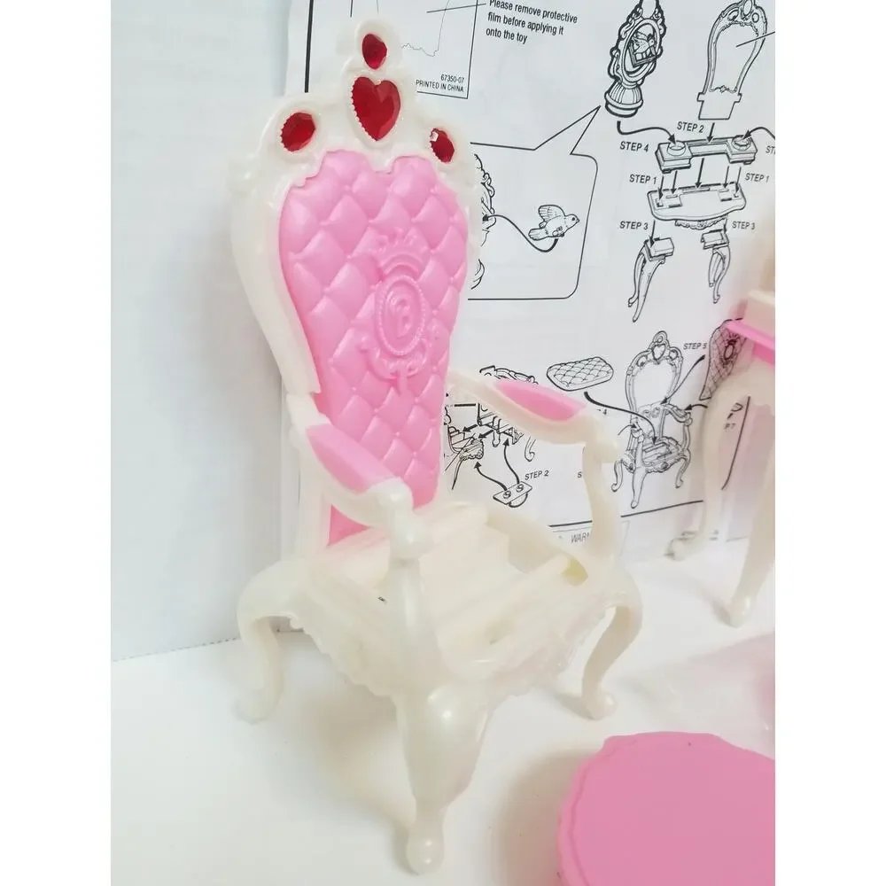 Vintage 1998 Barbie Romantic Princess Parlor Playset Mattel Complete No Box